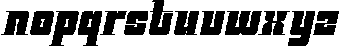 Monteba Italic otf (400) Font LOWERCASE