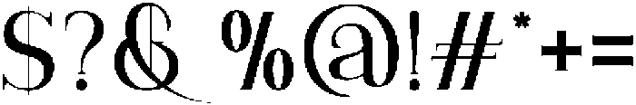 Montega Regular otf (400) Font OTHER CHARS