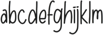 Montenia-Regular otf (400) Font LOWERCASE