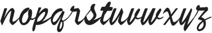 Montera Script otf (400) Font LOWERCASE