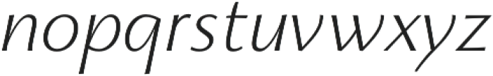 Monterchi Light Italic otf (300) Font LOWERCASE