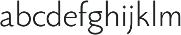 Monterchi Sans Light otf (300) Font LOWERCASE