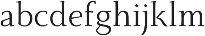 Monterchi Serif Book otf (400) Font LOWERCASE