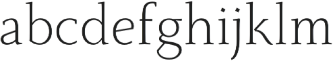 Monterchi Serif Light otf (300) Font LOWERCASE