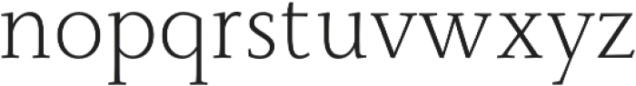 Monterchi Serif Light otf (300) Font LOWERCASE