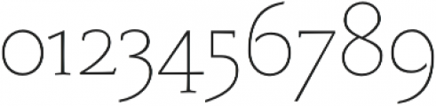 Monterchi Serif Thin otf (100) Font OTHER CHARS