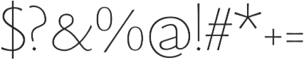 Monterchi Serif Thin otf (100) Font OTHER CHARS