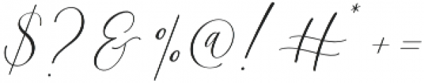 Monterey Script Ligatures otf (400) Font OTHER CHARS