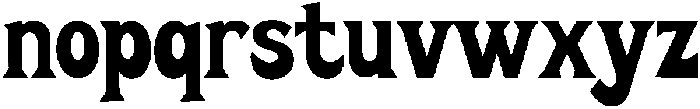 Montero Regular otf (400) Font LOWERCASE