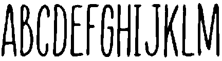 Montharo Inky otf (400) Font UPPERCASE