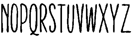 Montharo Inky otf (400) Font UPPERCASE