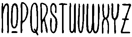 Montharo Inky otf (400) Font LOWERCASE