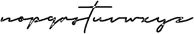 Monthoers otf (400) Font LOWERCASE