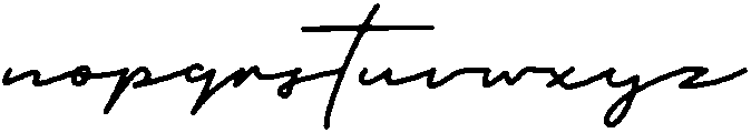 Monthoers otf (400) Font LOWERCASE