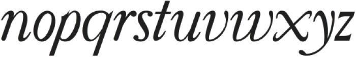 Monticello Italic otf (400) Font LOWERCASE