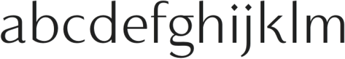 Montier Light otf (300) Font LOWERCASE