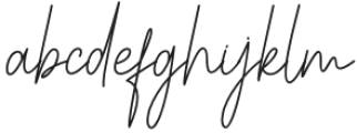 Monting Signature otf (400) Font LOWERCASE