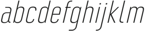 Monton ExtraLight Italic otf (200) Font LOWERCASE