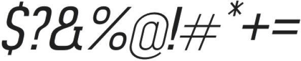 Monton-RegularItalic otf (400) Font OTHER CHARS