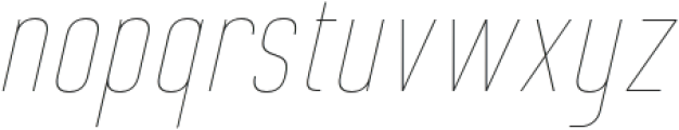 Monton Thin Italic otf (100) Font LOWERCASE