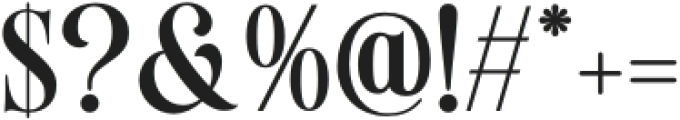 Montore-Regular otf (400) Font OTHER CHARS