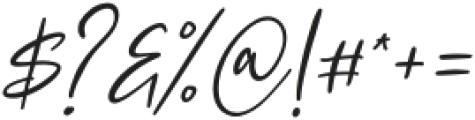 Montosal otf (400) Font OTHER CHARS