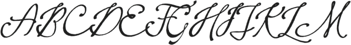 Montpellier Script Heavy Ink otf (800) Font UPPERCASE