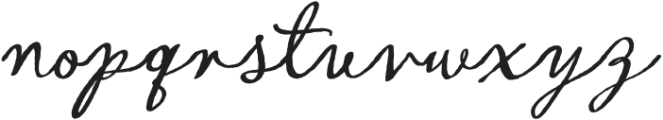 Montpellier Script Heavy Ink otf (800) Font LOWERCASE