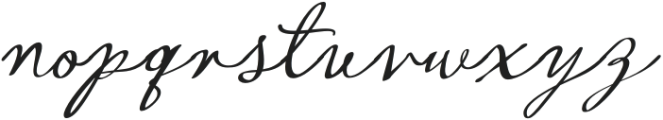 Montpellier Script Oblique otf (400) Font LOWERCASE