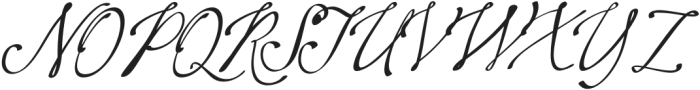 Montpellier Script Regular otf (400) Font UPPERCASE