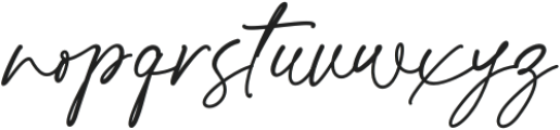 Montpier Handwritten otf (400) Font LOWERCASE