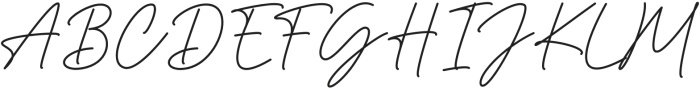 Montreal Signature otf (400) Font UPPERCASE