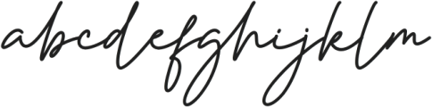 Montreal Signature otf (400) Font LOWERCASE