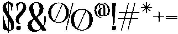 Montreo Display Regular otf (400) Font OTHER CHARS