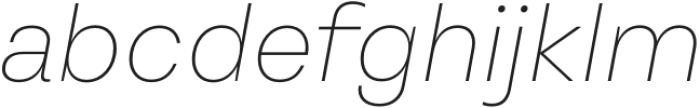 Montreux Grotesk Thin Italic otf (100) FONT