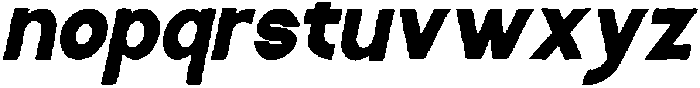 Montriva  Italic otf (400) Font LOWERCASE