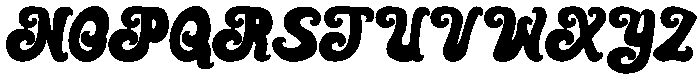 Moochy Pops otf (400) Font UPPERCASE