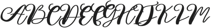 Moom Regular otf (400) Font UPPERCASE