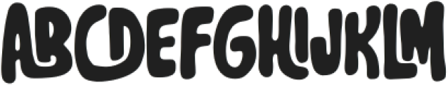 Moomello Regular otf (400) Font UPPERCASE