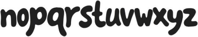 Moomello Regular otf (400) Font LOWERCASE