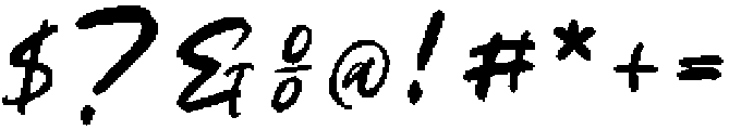 Moon Blade otf (400) Font OTHER CHARS
