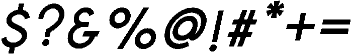 MoonLight Italic otf (300) Font OTHER CHARS