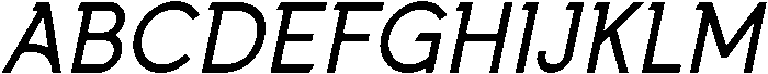 MoonLight Italic otf (300) Font UPPERCASE