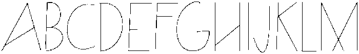 Moonchild Regular otf (400) Font UPPERCASE