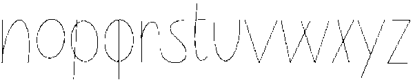 Moonchild Regular otf (400) Font LOWERCASE