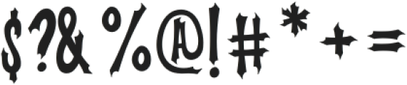 Mooneth Ghost otf (400) Font OTHER CHARS