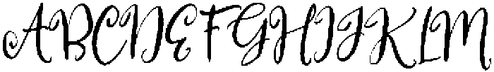 Moonflowers Italic otf (400) Font UPPERCASE