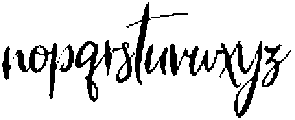 Moonflowers Italic otf (400) Font LOWERCASE