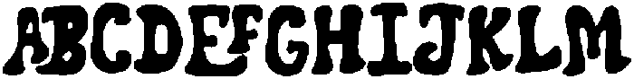 Moongroove Retro Ligature Font Regular otf (400) Font UPPERCASE
