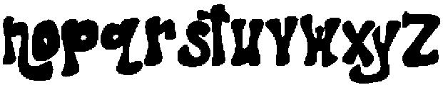 Moongroove Retro Ligature Font Regular otf (400) Font LOWERCASE
